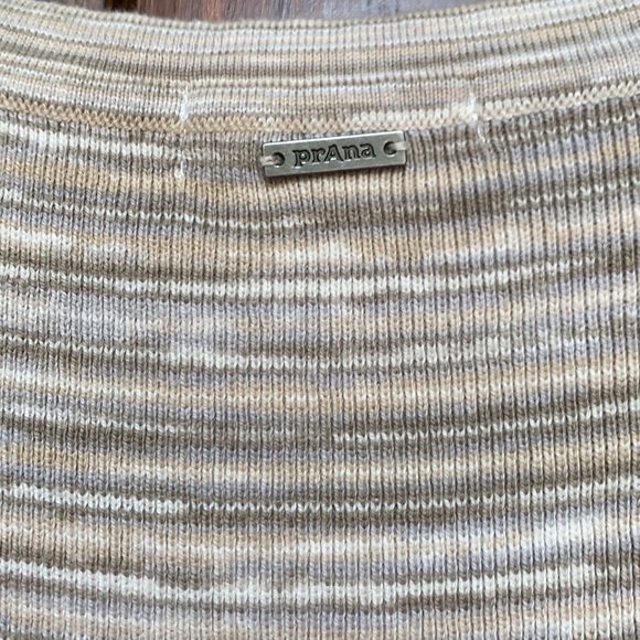 Prana Dress Striped Long Sleeve Small - Picture 4 of 4